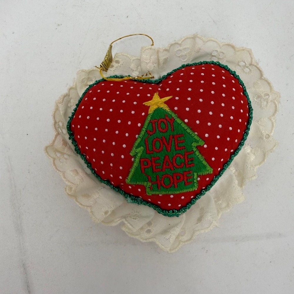 Vintage Christmas Cloth Ornament